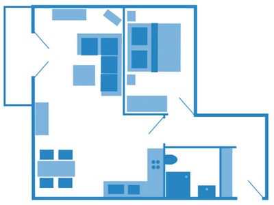 Grundriss der Räumlichkeiten