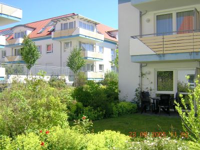 Außenansicht der Residenz am Strand