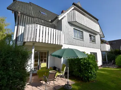 Außenansicht des Gebäudes. ....mit Terrasse