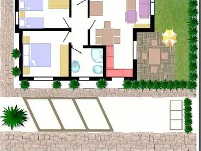 Grundriss. Wohnungsaufteilung