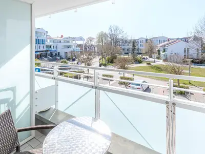 Ferienwohnung MeerZeit Zingst - Blick vom Balkon