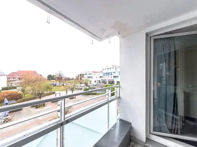 Ferienwohnung Deichblick Aparthotel Zingst - Blick auf den Deich