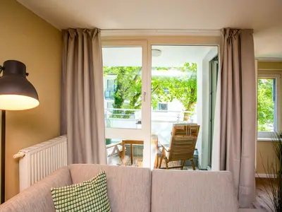 Ferienwohnung Meereswoge Zingst - Blick ins Grüne