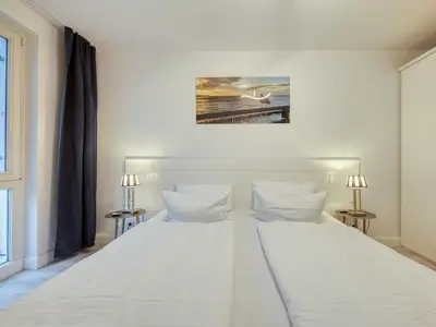 Ferienwohnung Ostseeschatz Aparthotel Zingst - Schlafzimmer