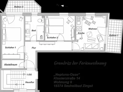 Ferienwohnung für 4 Personen (65 m²) in Zingst 7/10