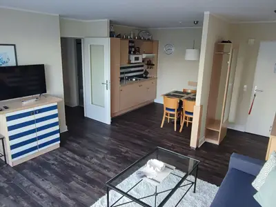 Wohnzimmer, Küchen- und Essbereich