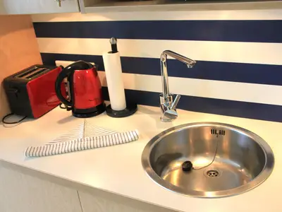 Spüle in der Küchenzeile