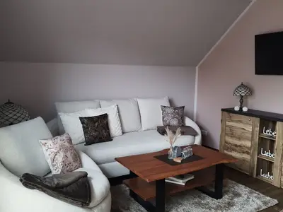 Gemütliche Sitzecke im Wohnzimmer