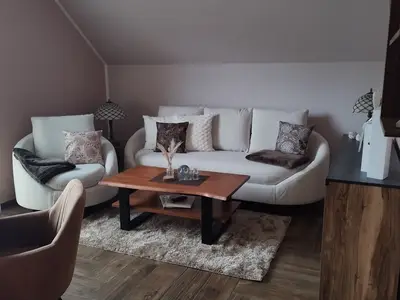 Gemütliche Sitzecke im Wohnzimmer