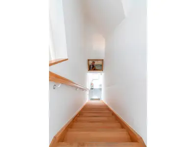 Treppe zur Unterkunft