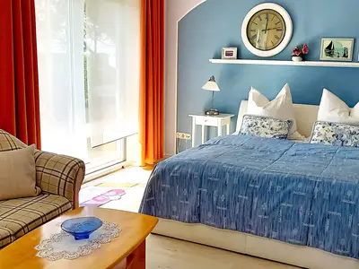 Schlafbereich im Wohnzimmer
