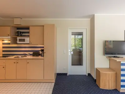 Ferienwohnung Grasnelke in Zingst offene Küchenzeile