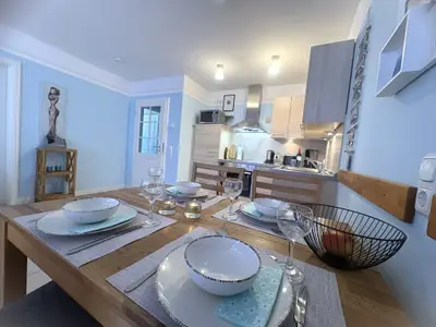 Blick auf die Küchenzeile