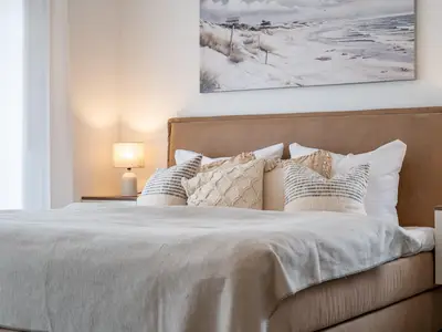 Schlafzimmer mit Doppelbett