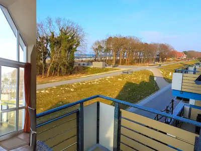 Blick vom Balkon