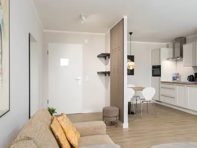 Ferienwohnung Windflüchter Aparthotel Zingst - Blick zum Eingangsbereich