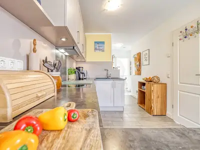 Blick auf die Küchenzeile