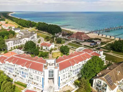 Ferienwohnung Ostseesonne Zingst - Drohnenaufnahme vom Haupthaus
