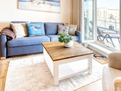 Ferienwohnung Strandläufer Aparthotel Zingst - Wohnraumdeteil