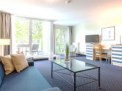 Ferienwohnung Strandhafer Aparthotel Zingst - Wohnzimmer