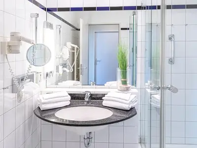 Ferienwohnung Strandhafer Aparthotel Zingst -  Badezimmer