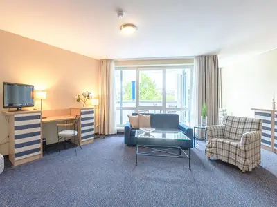 Ferienwohnung Ankerplatz Aparthotel Zingst - Wohnraum