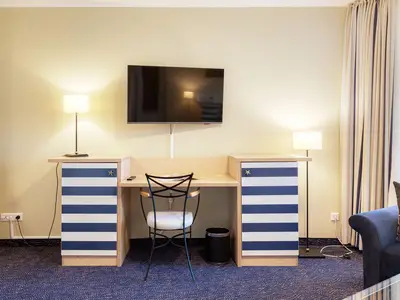 Ferienwohnung Ankerplatz Aparthotel Zingst - Wohnraum-Detail