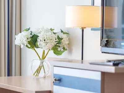 Ferienwohnung Bernsteinwind in Zingst - Dekoration im Wohnbereich