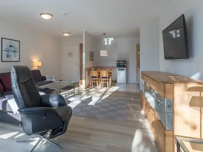 Ferienwohnung Ostseeanker in Zingst offener Wohnbereichmit Esstisch