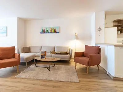 Ferienwohnung Herzog Barnim Aparthotel Zingst - Wohnzimmer