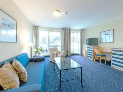 Ferienwohnung Deichkieker Aparthotel Zingst - Wohnzimmer