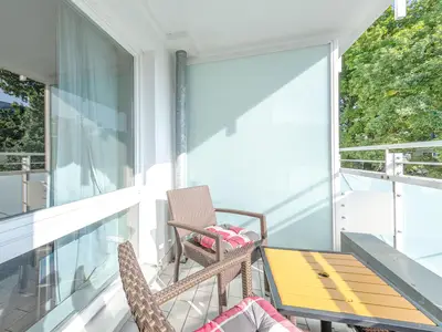 Ferienwohnung Kapitän Ed Aparthotel Zingst - Balkon