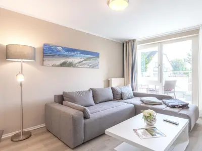 Ferienwohnung Kapitän Ed Aparthotel Zingst - Ausblick ins Grüne