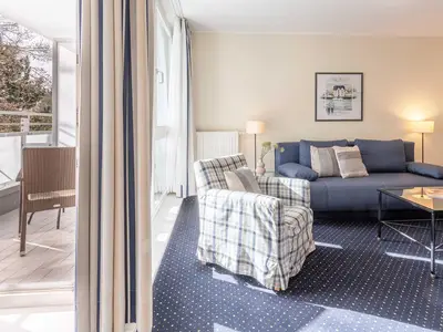 Ferienwohnung Deichperle Aparthotel Zingst - Wohnzimmer