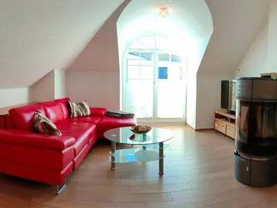 Blick ins Wohnzimmer