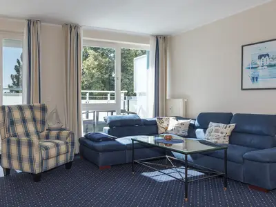 Apartment am Kurstrand Zingst - Blick zum Balkon