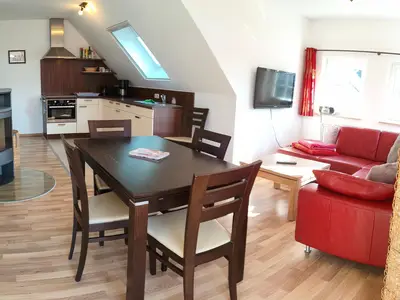 Blick in den Wohnbereich