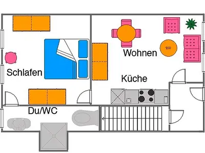 Ferienwohnung für 2 Personen (42 m²) in Zingst (Ostseebad) 6/7