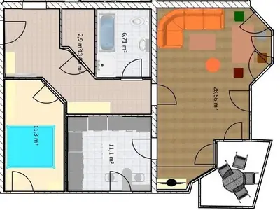 Ferienwohnung für 3 Personen (70 m²) in Zingst (Ostseebad) 9/10