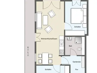 Ferienwohnung für 4 Personen (75 m²) in Zingst 9/10