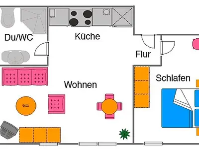 Ferienwohnung für 3 Personen (48 m²) in Zingst (Ostseebad) 9/10