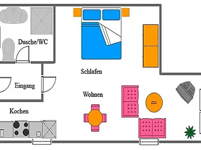Ferienwohnung für 2 Personen (40 m²) in Zingst (Ostseebad) 8/10