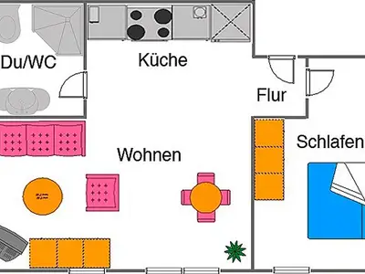 Ferienwohnung für 3 Personen (43 m²) in Zingst (Ostseebad) 8/8