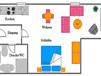 Ferienwohnung für 2 Personen (40 m²) in Zingst (Ostseebad) 8/10