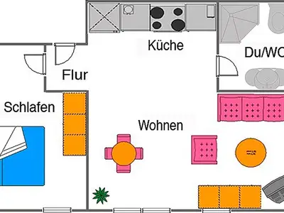 Ferienwohnung für 3 Personen (43 m²) in Zingst (Ostseebad) 8/8