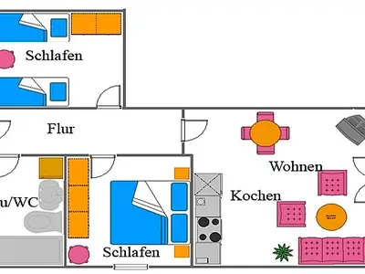 Ferienwohnung für 4 Personen (58 m²) in Zingst (Ostseebad) 7/8