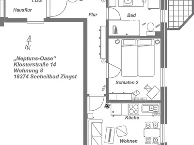 Ferienwohnung für 4 Personen (65 m²) in Zingst 6/10