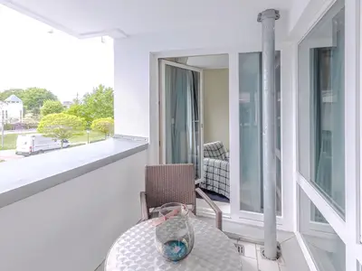 Ferienwohnung Ankerplatz Aparthotel Zingst - Blick vom Balkon