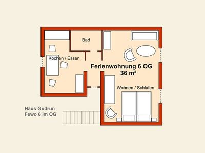 Ferienwohnung für 3 Personen (33 m²) in Zinnowitz 7/10