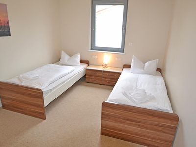 Schlafzimmer mit 2 Einzelbetten